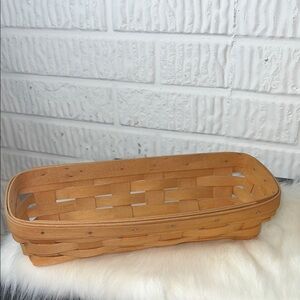 Longaberger Tan Woven Basket